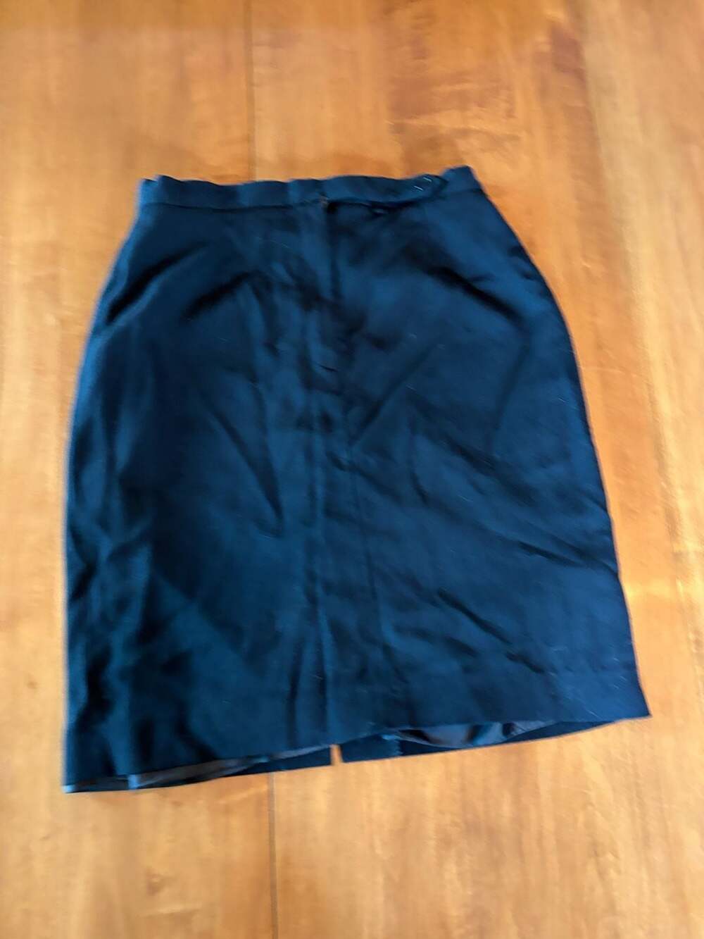 Lauren Ralph Lauren Black Pencil Skirt Size 8 Wool Blend